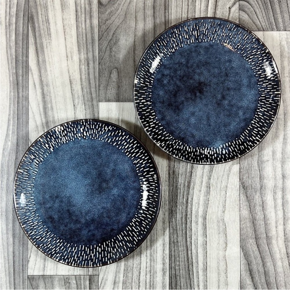 Meritage, Jasper cobalt Denim 8” Salad Plates, set of 2